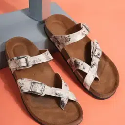 Women Floral Print Flat Sandals-picture-14