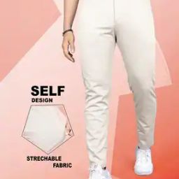 Men Relaxed Fit Flat-Front Trousers-image-30