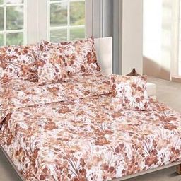 200 TC Floral Print Double Bedding Set-24