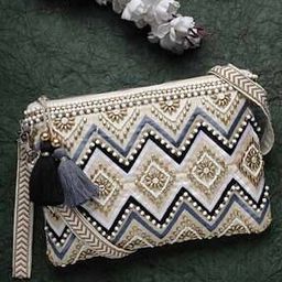 anekaant Women Embellished Sling Bag with Zip Closure-picture-31