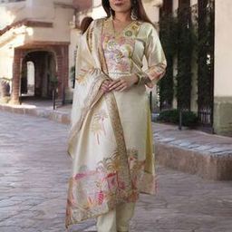 Women Embroidered Straight Kurta Set-picture-29
