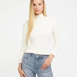 guess Ribbed High-Neck Pullover-picture-15