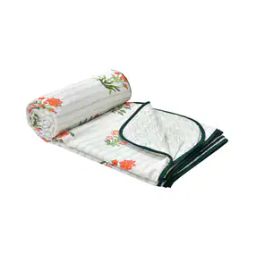 Floral Print Reversible Double Bed Dohar-7