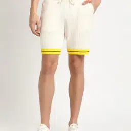 Men Striped Regular Fit Knit Shorts-picture-26