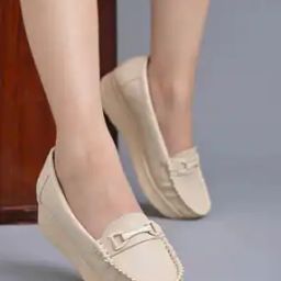 Round-Toe Loafers with Metal Accent-image-47
