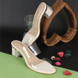 Women Round-Toe Kitten Heeled Sandals -image-29