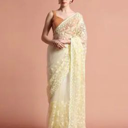 Women Embroidered Saree with Blouse Piece-picture-49