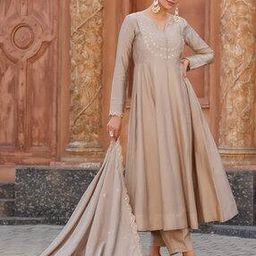 Women Embroidery Anarkali Kurta Set-image-52