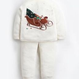 Embroidered T-Shirt with Pant Set-image-58