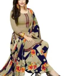 Women Floral Print Unstitched 3-Piece Dress Material-image-55