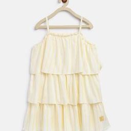 tales & stories Striped Tiered A-Line Dress-picture-40