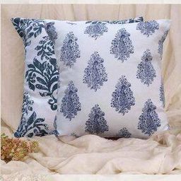 Set of 2 Floral Print Cushion Covers-33