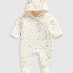 Girls Quilted Hooded Sleepsuit-image-13