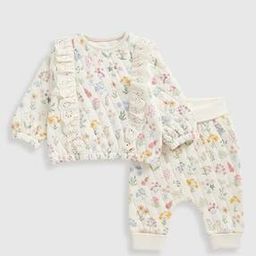 mothercare Girls Quilted Top & Joggers Set-picture-25
