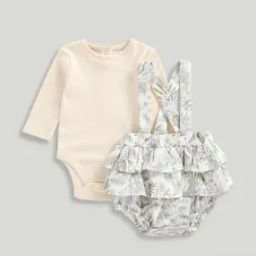 Infants Floral Print Shorts & Bodysuit Set-picture-43