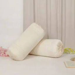 Set of 2 Velvet Foil Work Decorative Bolster Cover -image-97