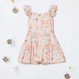 Girls Printed Dress-12