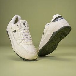 Round-Toe Sneakers with Lace Fastening-image-8