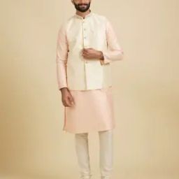 Men Embroidery Regular Fit Nehru jacket-image-52