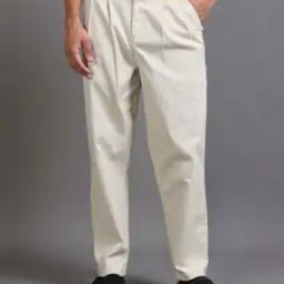 Men Relaxed Fit Full Length Trousers-picture-39