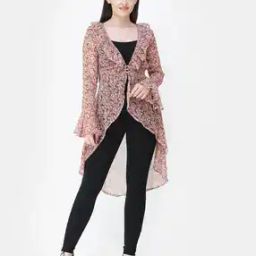 Paisley Print Long Shrug-33