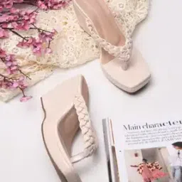 Women Slip-On Square-Toe Heeled Sandals-20