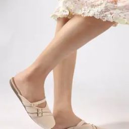 Women Buckled Strap Mules-picture-30