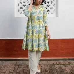 Cotton Regular Fit Floral Tunic-image-23