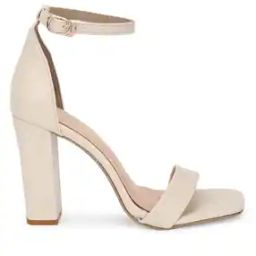 Women Round Toes Heeled Sandals with Buckle Closure-33