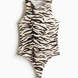 Women Round Neck Sleeveless Bodysuit-image-34