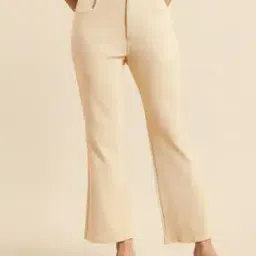 Women High Rise Relaxed Fit Trousersb-image-3