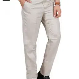 Pack of 2 Flat-Front Trousers-image-87
