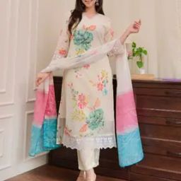 Women Embroidered A-Line Kurta Set-picture-19