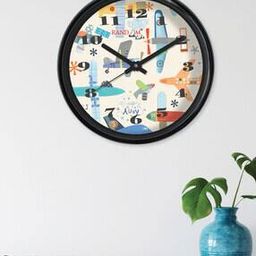 Round Shape Plastic Wall Clock-image-13