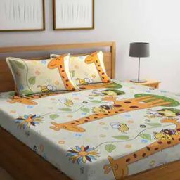 Double Size Bedsheet with Pillow Covers-image-37