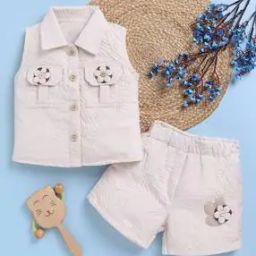Girls Graphic Shorts With Top-picture-39
