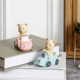 Set of 2 Polyraisin Playful Bear -35