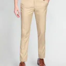 Men Slim Fit Trousers with Insert Pockets-image-19