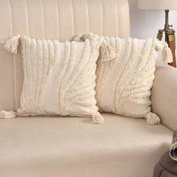 Pack Of 2 Embroidered Square Shaped Cushion Covers-45