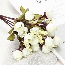 Set of 2 Artificial Plastic Flowers-19