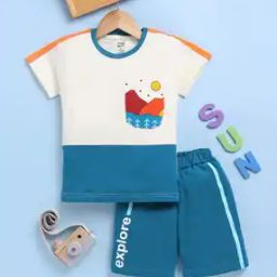 Boys Printed Shorts & T-Shirt Set-picture-38