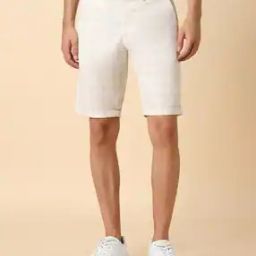 Men Checked Flat-Front Shorts-picture-51