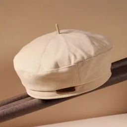 Striped Women Beret Hat with Pin Tipped-image-10