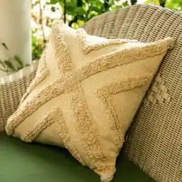 Embroidered Cotton Square Cushion Covers Pack of 1-50