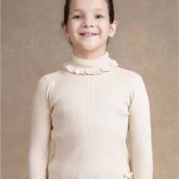 Girls Ribbed Turtleneck Pullover-picture-40