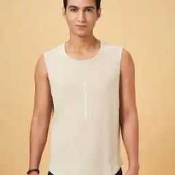 Men Typographic Print Sleeveless Vest-image-30