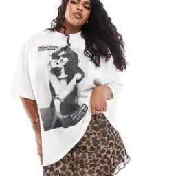 Curve Oversized Rock Photograph T-Shirt-image-28