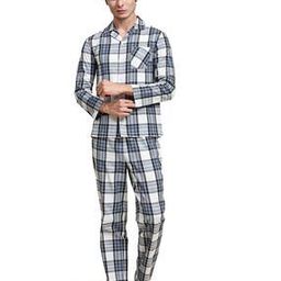 Men Cotton Check Nightsuit-image-37