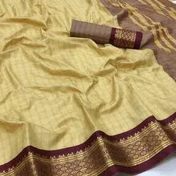 revangi Women Soft Silk Saree with Contrast Border-picture-6