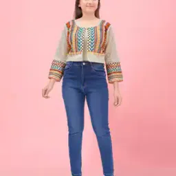 Girls Embroidered Jacket-picture-13